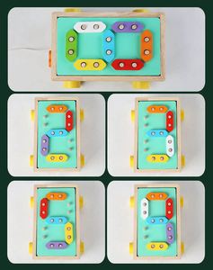 Juguete Educativo de Madera para Clasificar Formas con Forma de Coche |   Seguro, Brillante y Compacto para Niños Pequeños - Product Image 3