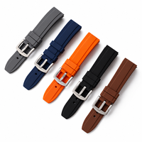 Bracelet de montre en silicone 20 22 24 mm, bracelet de remplacement sport pour montre connectée, vente en gros, logo personnalisé OEM ODM