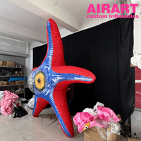Décorations gonflables en forme d'étoile de mer pour l'extérieur, ballons océaniques à motifs personnalisés pour les idées de fêtes sur la plage