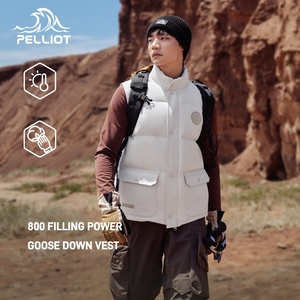 <span class=keywords><strong>Chaleco</strong></span> <span class=keywords><strong>de</strong></span> plumón <span class=keywords><strong>de</strong></span> <span class=keywords><strong>ganso</strong></span> esponjoso 800 para <span class=keywords><strong>hombre</strong></span>, repelente al agua, cuello levantado, ligero, cálido, Otoño Invierno, Pelliot, <span class=keywords><strong>chaleco</strong></span> <span class=keywords><strong>de</strong></span> plumón para exteriores - Product Image 1