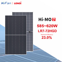 Panel Surya Bifacial Longi Hi-Mo 6 Explorer Lr5-72Htd 550-580W Efisiensi 22,5% Kaca Ganda Tersedia