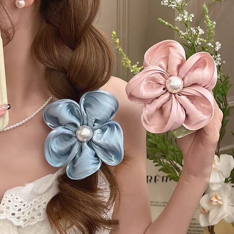 【韓国EMIS エミス】FLOWER RIBBON SCRUNCHIE FLOWER RIBBON SCRUNCHIE - EMIS