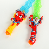 Bâtons lumineux LED pour enfants de haute qualité, épées de dessin animé en plastique bon marché, jouets lumineux