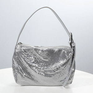 Sac de soirée de luxe en diamant, pochette bandoulière grande capacité pour femme, sacs de soirée décontractés et élégants pour mariage et fête, sacs fourre-tout pour femme - Product Image 1