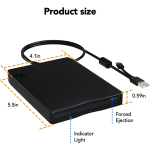 USB2.0ฟลอปปี้ไดรฟ์แบบพกพา/Type-C อินเตอร์เฟซแบบพกพาฟลอปปี้ไดรฟ์ภายนอก<span class=keywords><strong>1.44</strong></span> <span class=keywords><strong>MB</strong></span> 3.5 "ฟลอปปี้ไดรฟ์ - Product Image 4