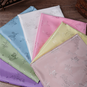 Tissu Jacquard de chrysanthème de bambou d'orchidée de <span class=keywords><strong>prune</strong></span> haut de gamme tissu Jacquard doux et délicat tissu de vêtements de scène - Product Image 5