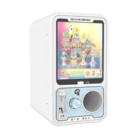 Distributeur automatique de capsules surprise style japonais pour centre commercial, couleur blanche, fonctionne avec jetons, machine Gachapon
