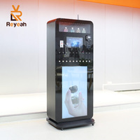 Dernier 10 bouteilles parfum vaporisateur distributeur automatique support pièce de monnaie QR Code système de paiement pour les hôpitaux en acier durable métal SDK