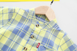 Baju bayi 2022 여름 아기 의류 세트 새로운 어린이 반팔 정장 소년 셔츠 + 바지 의류 세트 - Product Image 3