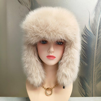 Gorros de Invierno de Piel Sintética Ajustables Estilo Ruso Ushanka para Mujer, Orejeras de Peluche para Actividades Diarias Casuales