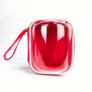 New Style Luxury Travel Tea Cups <b>Case</b> Transparent Red <b>Hard</b> <b>Shell</b> EVA Waterproof Coffee and Tea Sets Box - Product Image 1