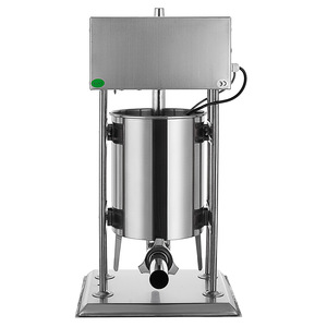 Embutidora de <span class=keywords><strong>Salchichas</strong></span> Eléctrica Comercial Zunke, Máquina Automática de Relleno de Carne de Acero Inoxidable, 110V, con Regulación de Velocidad para Carnicerías - Product Image 4