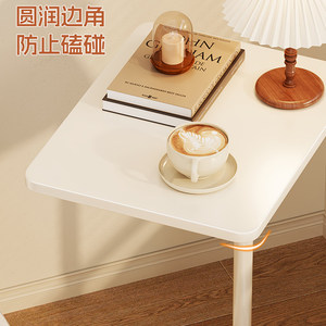 Coffee <b>Table</b> Plastic Foldable Square Top Living Room <b>Sofa</b> Side <b>Table</b> Bedroom Bedside Desk Balcony Leisure Tea <b>Table</b> - Product Image 2
