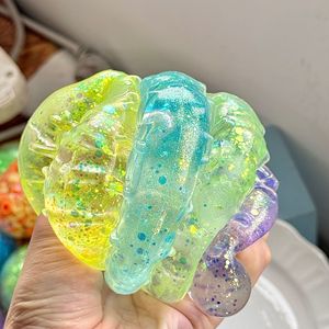 Creative Design 7cm Maltose Glitter Waffle-Shaped Soft Stress Relief Squeeze <b>Squishy</b> Toy for Kids and Adults Cool Ambiance Gift - Product Image 5