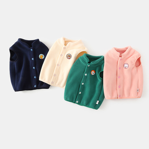 <span class=keywords><strong>Chaleco</strong></span> con botones y bordado <span class=keywords><strong>de</strong></span> animales <span class=keywords><strong>para</strong></span> bebés y niños pequeños, ropa <span class=keywords><strong>de</strong></span> abrigo gruesa y cálida sin mangas <span class=keywords><strong>para</strong></span> otoño e invierno - Product Image 2