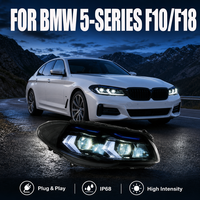 Phares NAFU en PC anti-jaunissement pour BMW F10 F18 10-19 avec clignotants dynamiques à LED 12V DC – Pièces automobiles