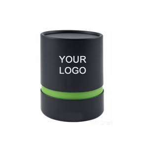 Tube en papier kraft imprimé en couleur, écologique, avec logo personnalisé, emballage cylindrique universel pour boîte cadeau - Product Image 1