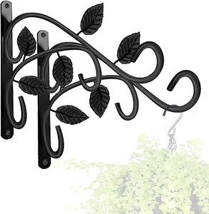 Crochet suspendu en métal <span class=keywords><strong>pour</strong></span> plantes, <span class=keywords><strong>support</strong></span> <span class=keywords><strong>mural</strong></span> en fer de 12 pouces Crochet durable résistant à la rouille <span class=keywords><strong>pour</strong></span> plantes suspendues - Product Image 1