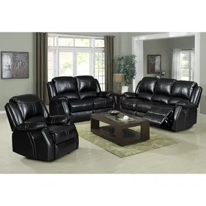 Living Room Furniture Reclining Sofa Factory Provided Wholesale Sofa Chair Recliner Sofa Set