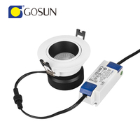 Downlight LED encastré au plafond en aluminium, 10W, ultra anti-éblouissement, UGR<10, réglable, sans scintillement, conception brevetée