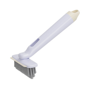 Cepillo de Limpieza para Baño Al065 con Cabezal Giratorio de 360 Grados para Grietas de Paredes, Cerdas de Nailon, Material ABS - Product Image 3