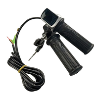 Contrôleur de vitesse d'accélérateur torsadé pour guidon de vélo électrique, 36v 48v 60v, affichage LCD, accessoires d'accélérateur