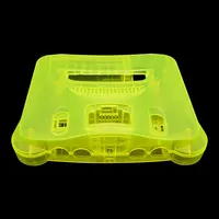Coque en plastique de remplacement pour toutes les versions de Nintendo N64 Boîtier translucide Console de jeu vidéo rétro Boîte transparente