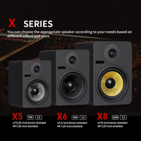 Moniteur de studio actif de 8 pouces pour la production musicale et le monitoring en studio