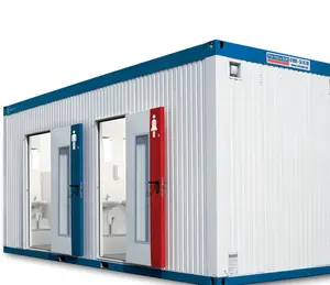 casas modulares prefabricadas steel modular prefabricated outdoor portable mobile container bathroom and shower