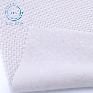 Tissu en maille jacquard hautement extensible, tissu en maille de coton satiné épais pour vêtements - Product Image 1
