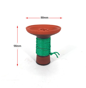 Accessori per narghilè in argilla rossa <span class=keywords><strong>con</strong></span> testa avvolta in ceramica - Product Image 1