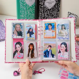 6 Inch（4R） 500 Pockets Photo Album 10x15 Photocard Holder Baby Keepsakes  Leather Buckle Series Collect Book Korea Family Booklet