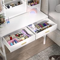 Offre Spéciale : Coiffeuse avec Miroir Lumineux et Table de Maquillage pour Grossistes
