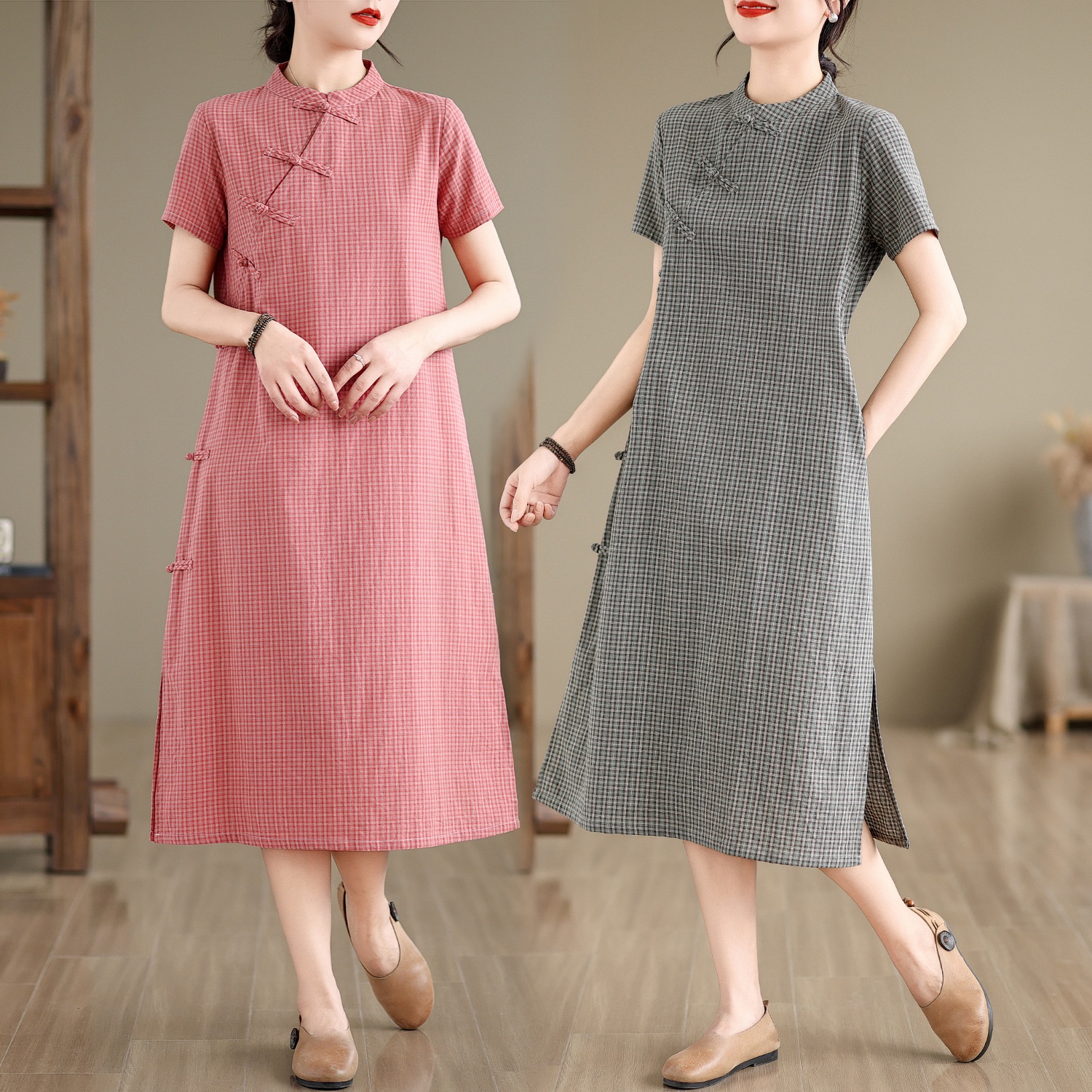 knee length dresses for ladies Vintage Edwardian Cotton Dress – Afterlife Boutique main image 1