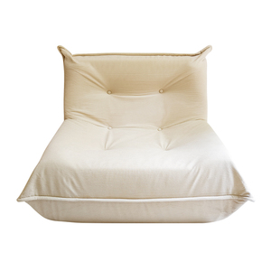 Sofá Puff Cuadrado Convertible, Tamaño Adulto, Tela de Terciopelo Suave e Impermeable, Diseño Moderno, Color Personalizable, para Sala de Estar o Villa - Product Image 3