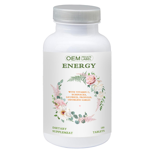 OEM Formula lanjutan Ultra lisin 1500mg dukungan imun Vitamin C Bee Propolis tablet Herbal untuk dewasa - Product Image 1