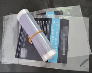 Saco plástico autoadesivo transparente grosso para venda por atacado com logotipo impresso personalizado, saco plástico descartável OPP Poly - Product Image 6
