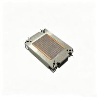 Refroidisseur de processeur passif pour serveur 205W 1U Intel LGA4189-M71, carte mère rectangulaire, 3 caloducs en cuivre, base en cuivre, ailettes en aluminium