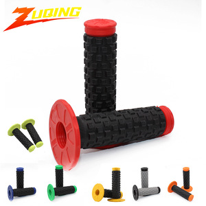 ZUQING <b>Motorcycle</b> Handlebar <b>Grips</b> HB209 Black With Green Ends Non Slip For Off Road Bikes - Product Image 5