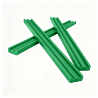 Rail de guidage en nylon résistant à l'usure pour usinage CNC, moulage plastique extrudé avec service de découpe, glissière de guidage en plastique nylon