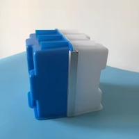Moules à blocs de béton personnalisés à faible coût, moules préfabriqués pour blocs de barrière en interverrouillage