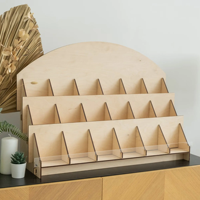 Étagère de présentation de vente au détail à plusieurs niveaux sur mesure, étagères de présentation pour foire artisanale, stand de présentation en bois pour marché fermier