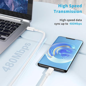 Câble de charge rapide USB C vers USB C 6FT 60W 5A Charge rapide Conducteur en cuivre pur Gaine en PVC pour téléphone portable Banque d'alimentation - Product Image 4