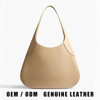Sacs pour femmes, marque Quiet Luxury, sac hobo en cuir de vachette, fabrication OEM, vente en gros, sac à bandoulière minimaliste grande capacité pour femmes