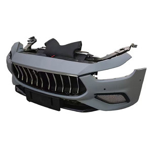 Parachoques Original para <span class=keywords><strong>Maserati</strong></span> <span class=keywords><strong>Ghibli</strong></span> 3.0s <span class=keywords><strong>Q4</strong></span> Gransport 2018, Kit de Carrocería, Rejilla, Radiador, Tanque de Agua, Ensamblaje de Parachoques Delantero - Product Image 2