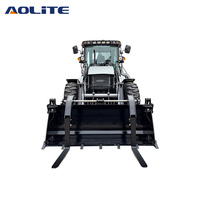Chargeuse sur pneus 4x4 AOLITE BL105, nouveau modèle, avec certification CE, 2,5 tonnes, prix avantageux pour la construction