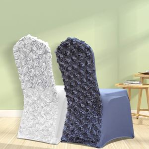 Funda de Silla Nueva con Diseño de Rosas, Colores Sólidos, Simple, Elegante y Romántica, para Interiores - Product Image 5