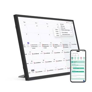 Marco de Fotos Digital con Pantalla Táctil de 15.6 Pulgadas, Calendario, Wi-Fi, Tablet Android 14 Allwinner, 4+64GB, Reloj Inteligente, Plástico - Product Image 3