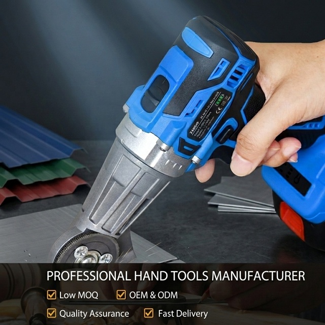 Industrial DIY 16.8V Lithium Battery Cordless Metal Plate Cutting Machine Handheld Electric Gear Cutting Machine 0.2-1mm