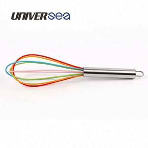 Fouet en acier inoxydable recouvert de silicone de bonne qualité - Ustensile alimentaire - Product Image 4